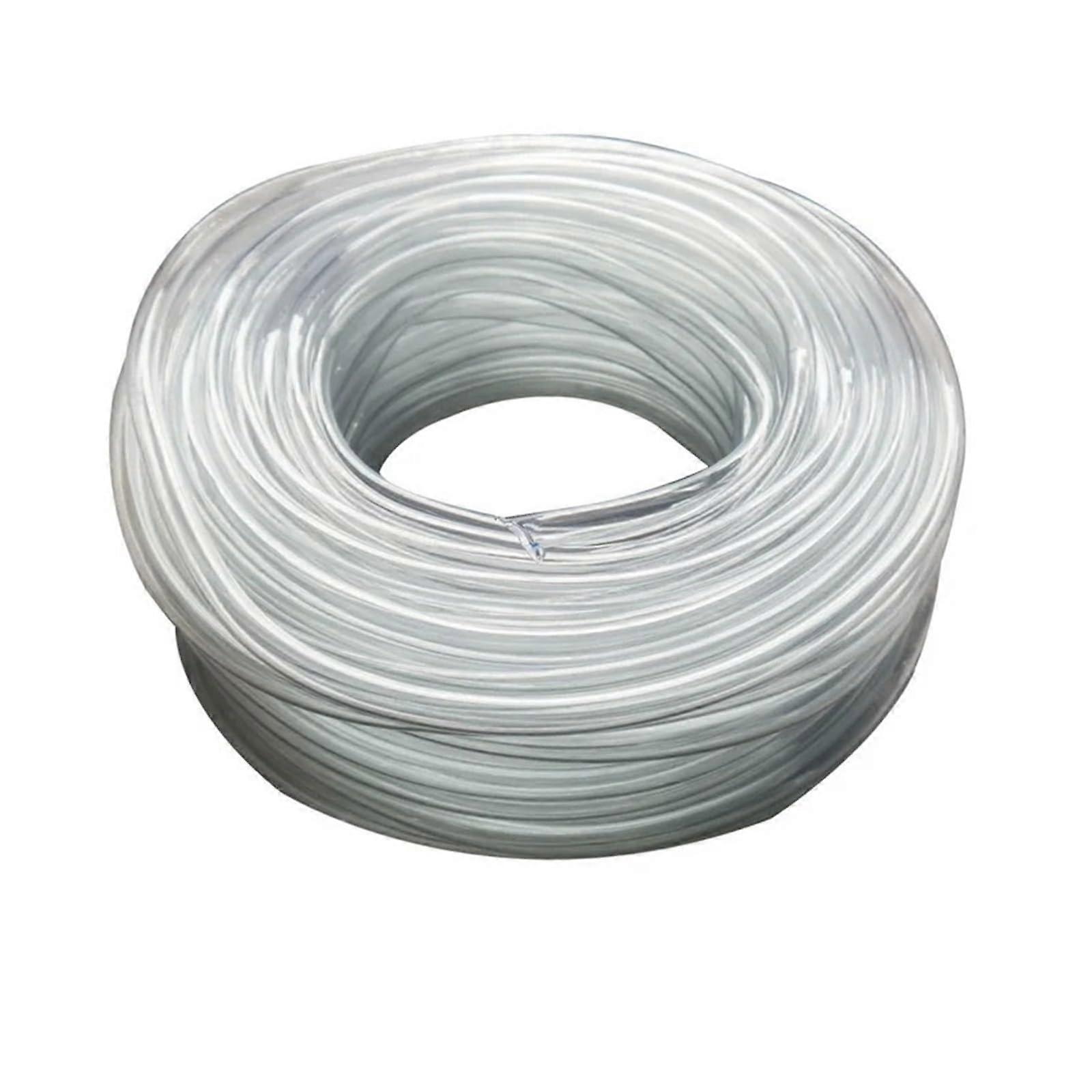 PVC pipe, transparent, 8mm, 5 meters, 4mm x 6mm