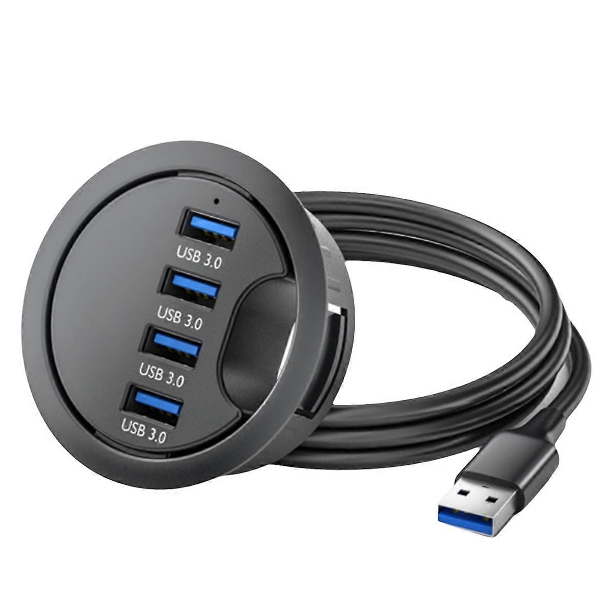 USB Hub Card Reader Computer USB Desktop Docking Station 3.0 Quad Port HUB Desktop Hub Splitter