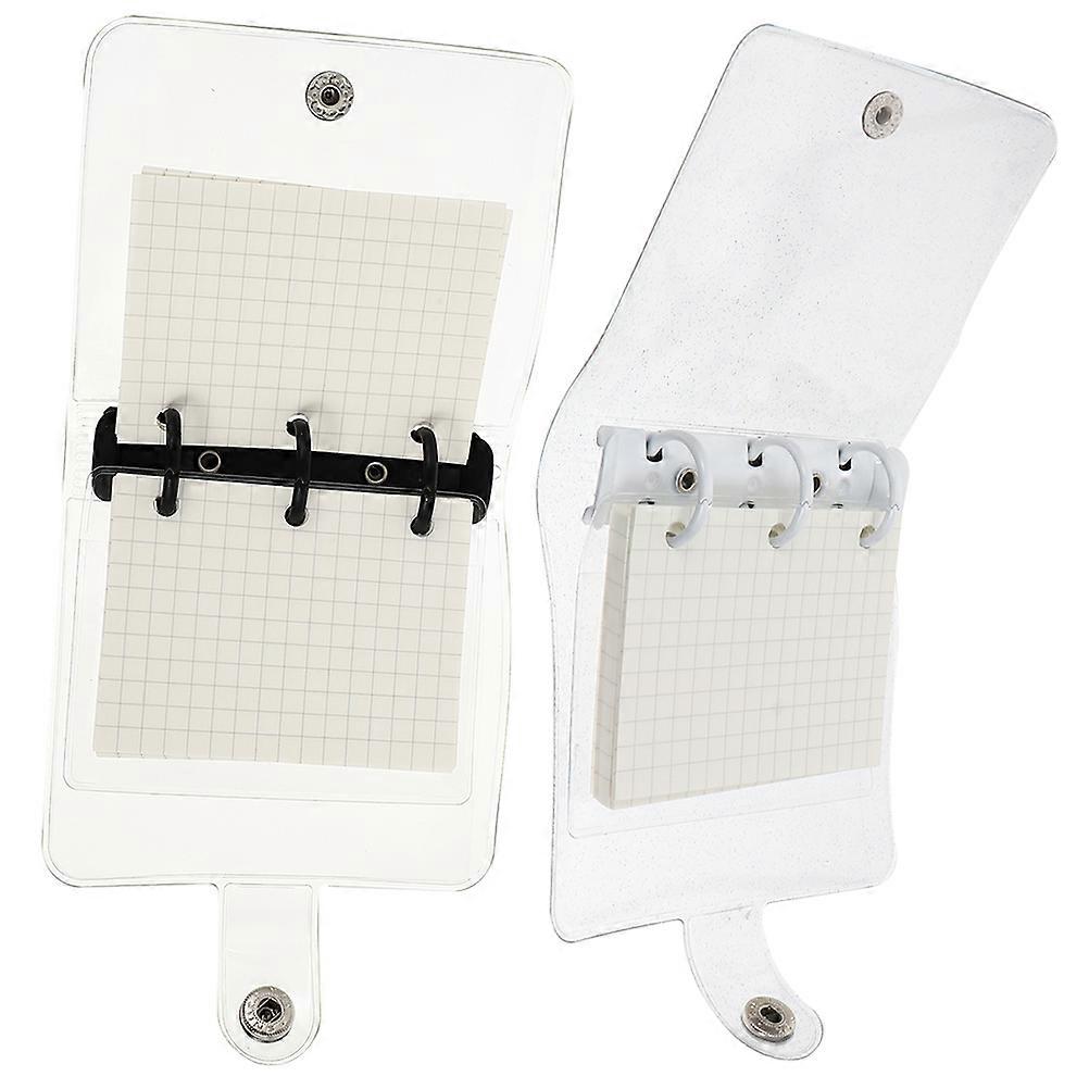 Small Loose Leaf Notebook Aesthetic Diary Notebook For Students 2Sets