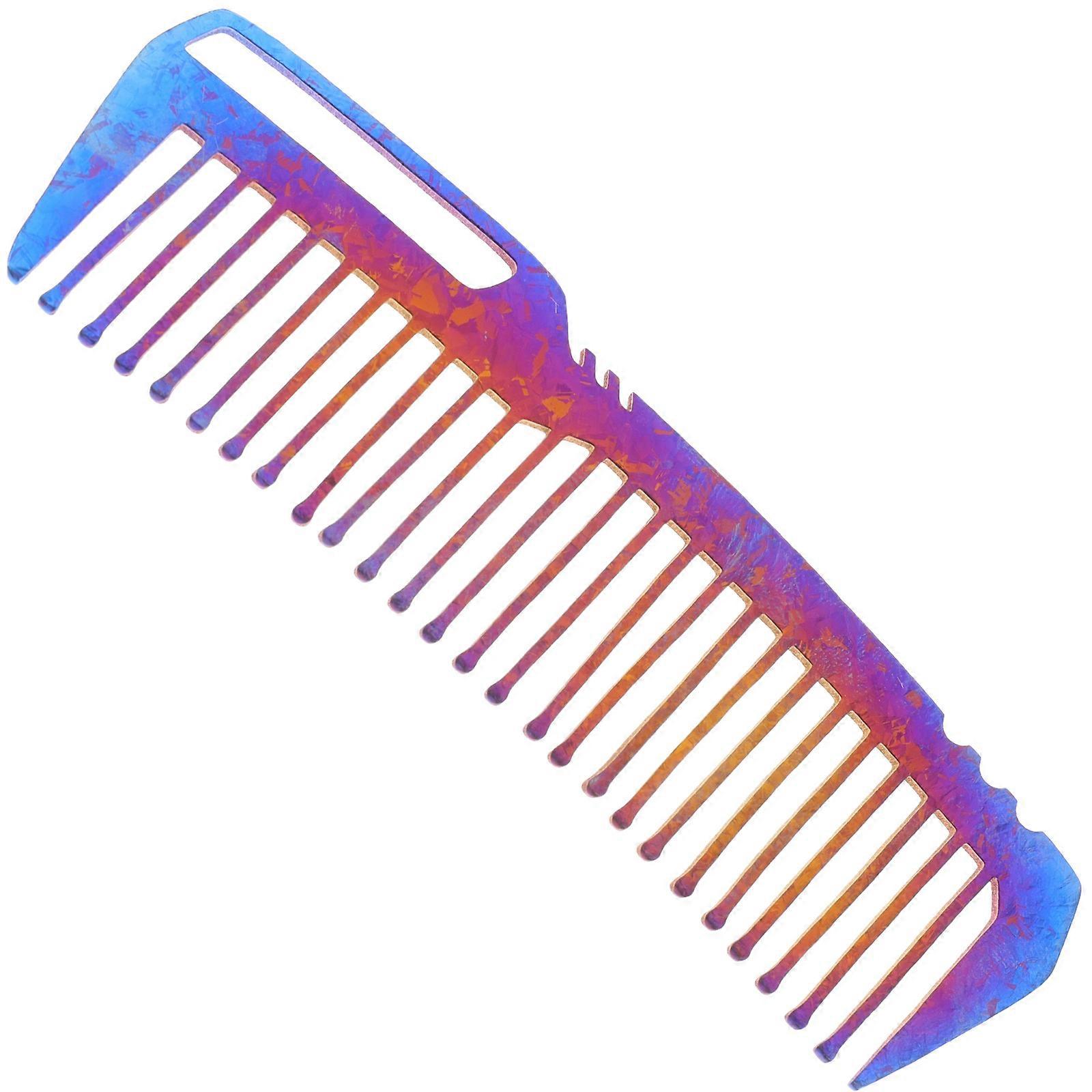 Titanium Anti-rust Comb for Curly Hair, and Fashionable Design