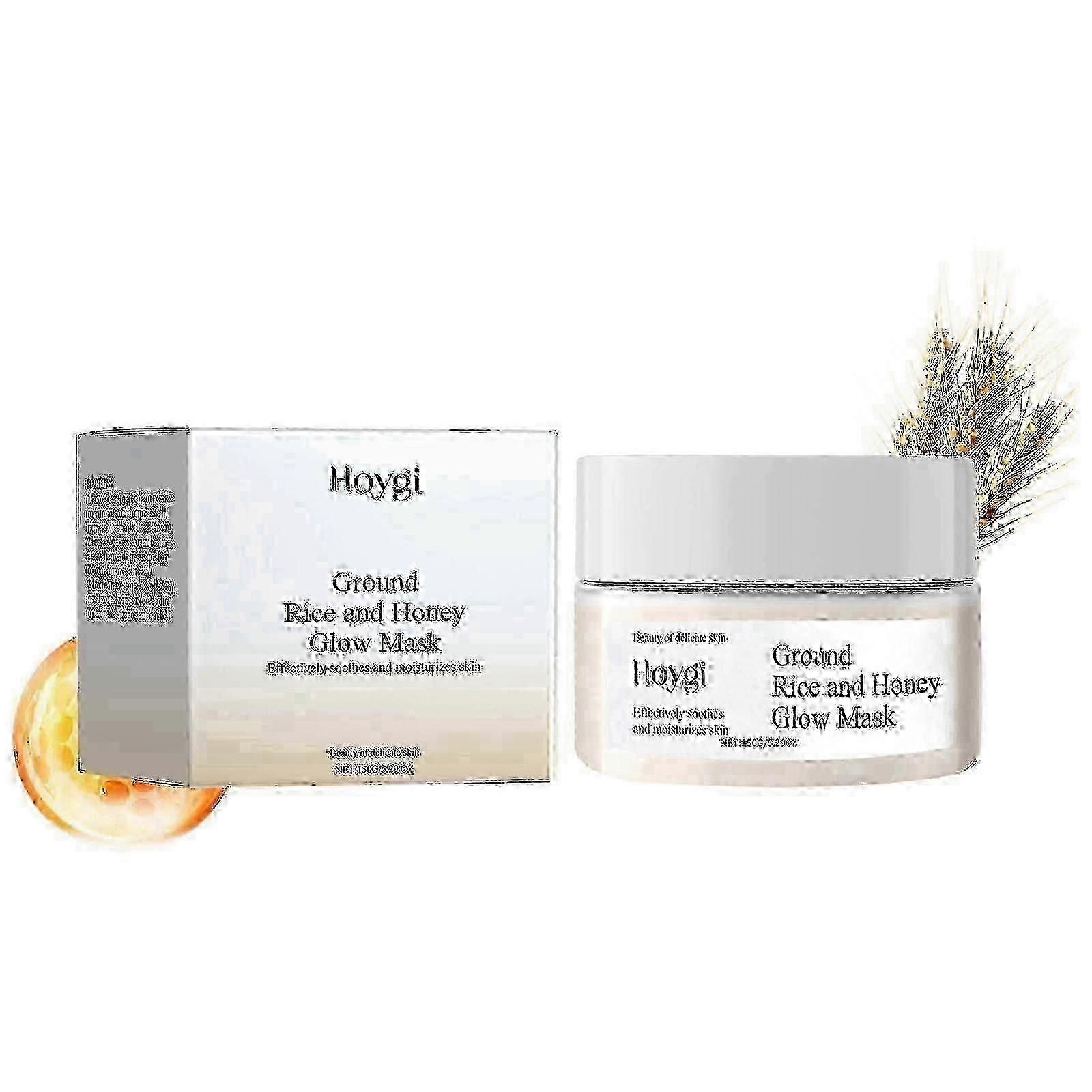 Honey Rice Moisturizing Mask Facial Cleansing Mud Mask Hydrating And Hydrating Soft Skin Mask