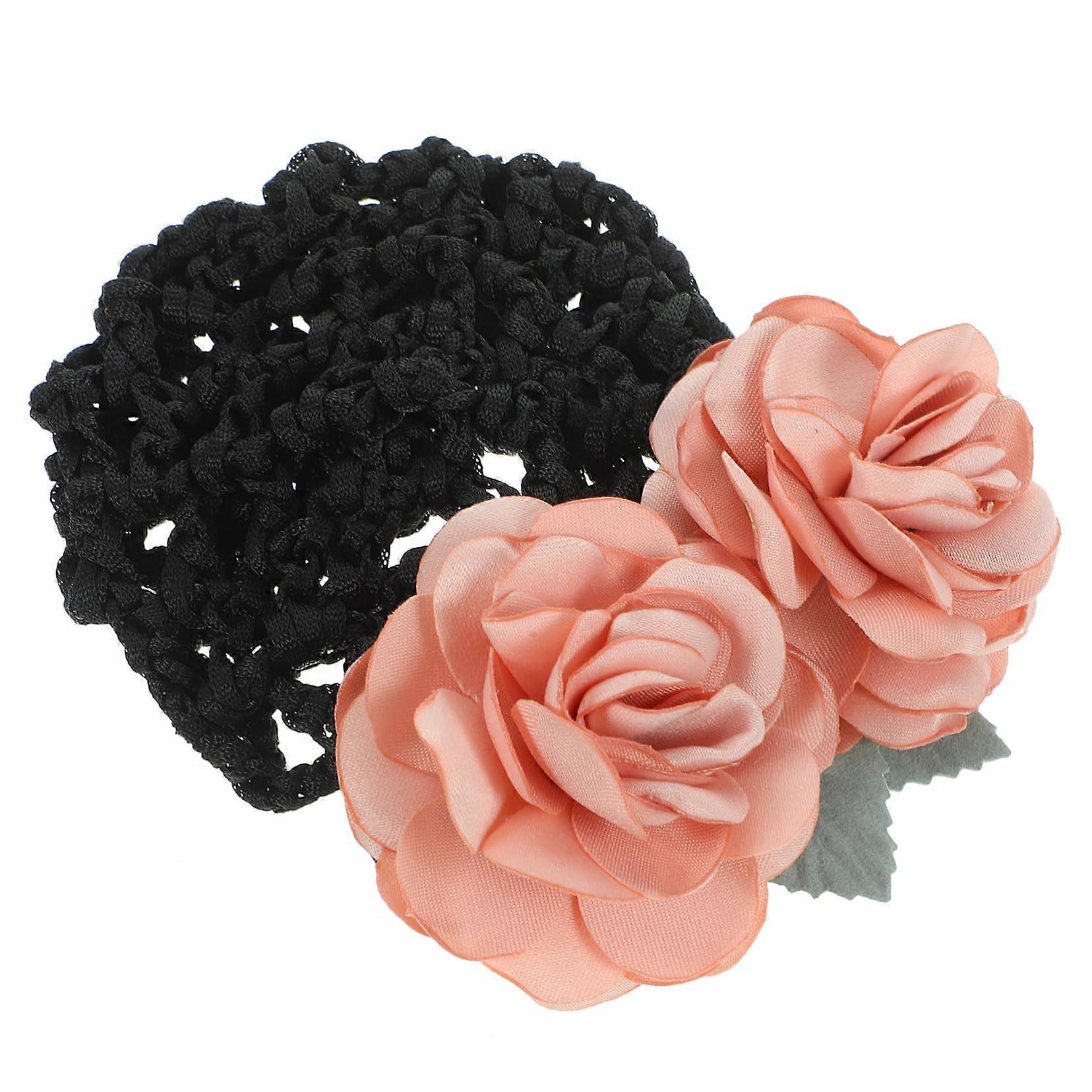 Hair Net by Hand Nurse Hair Bun Net Bow Hair Clip Handmade Hair Net Durable