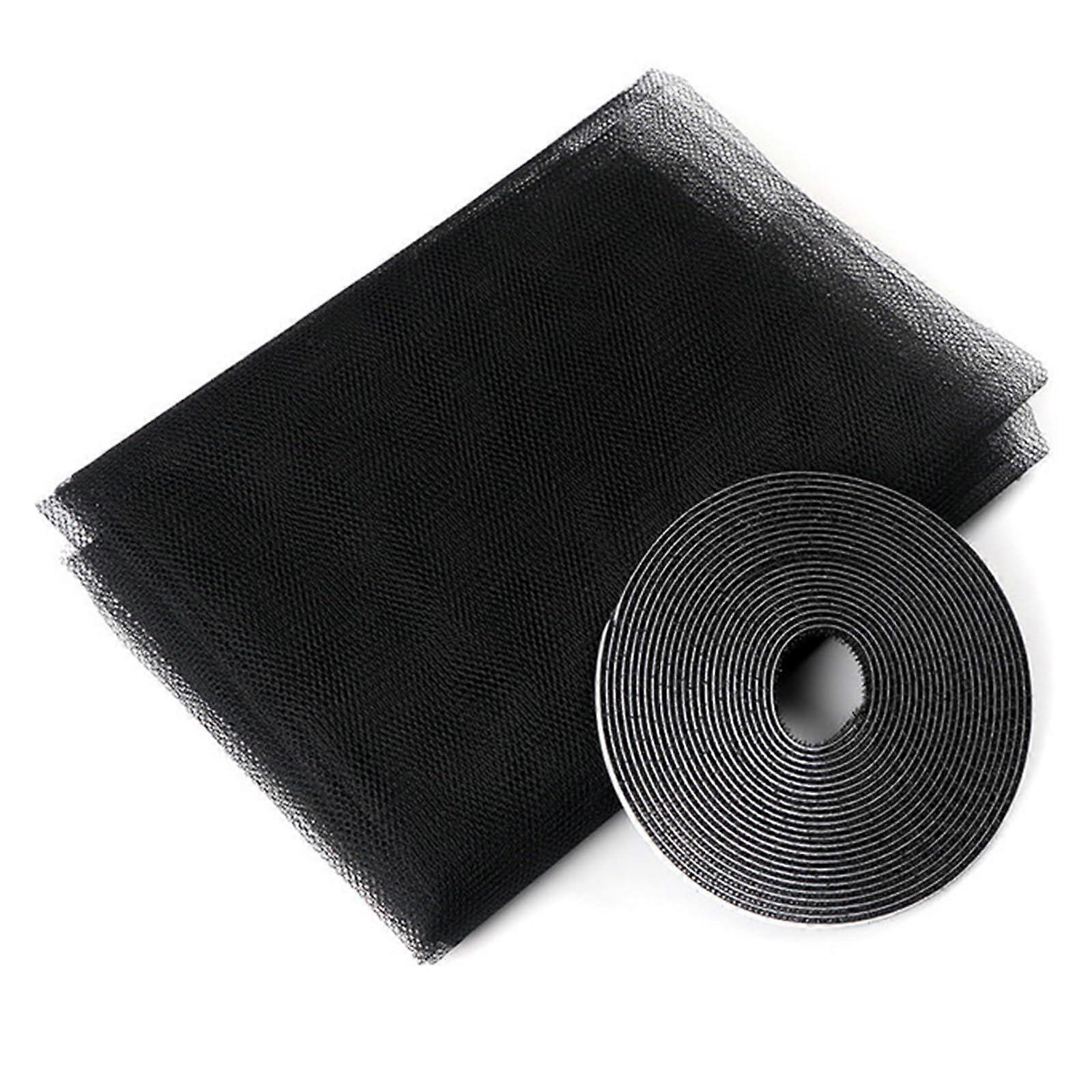 Indoor Insect Fly Mosquito Window Screen Curtain Net for Kitchen Window (Black) Ref: 4985