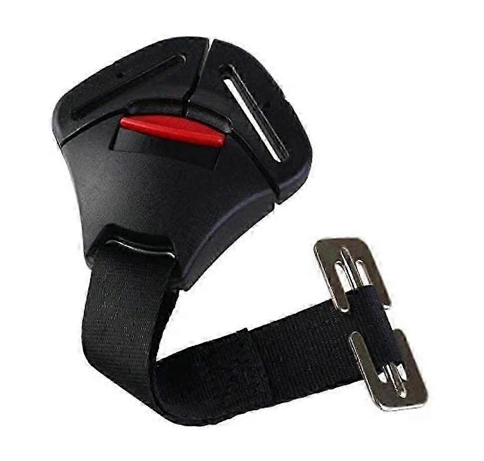 Car Seat Safety Buckle, Fixed Locking Buckle with Seat Belt Clip, Harness for Infants and Children 75cm