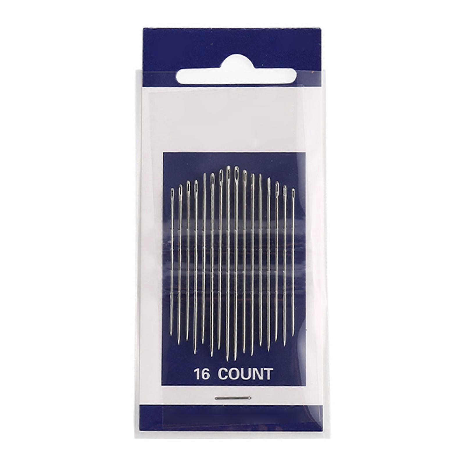 Easy Thread Embroidery Needle With Enlarged Eye Alloy Crafting Tool for Professional Tailors and Hobbyist Sewers  Silver