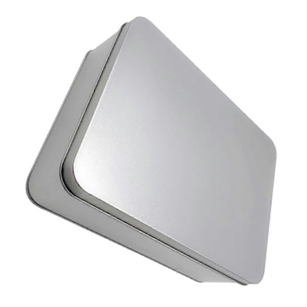 Lockable Letter Box Silver Iron Portable Organizing Small Items 1Pcs