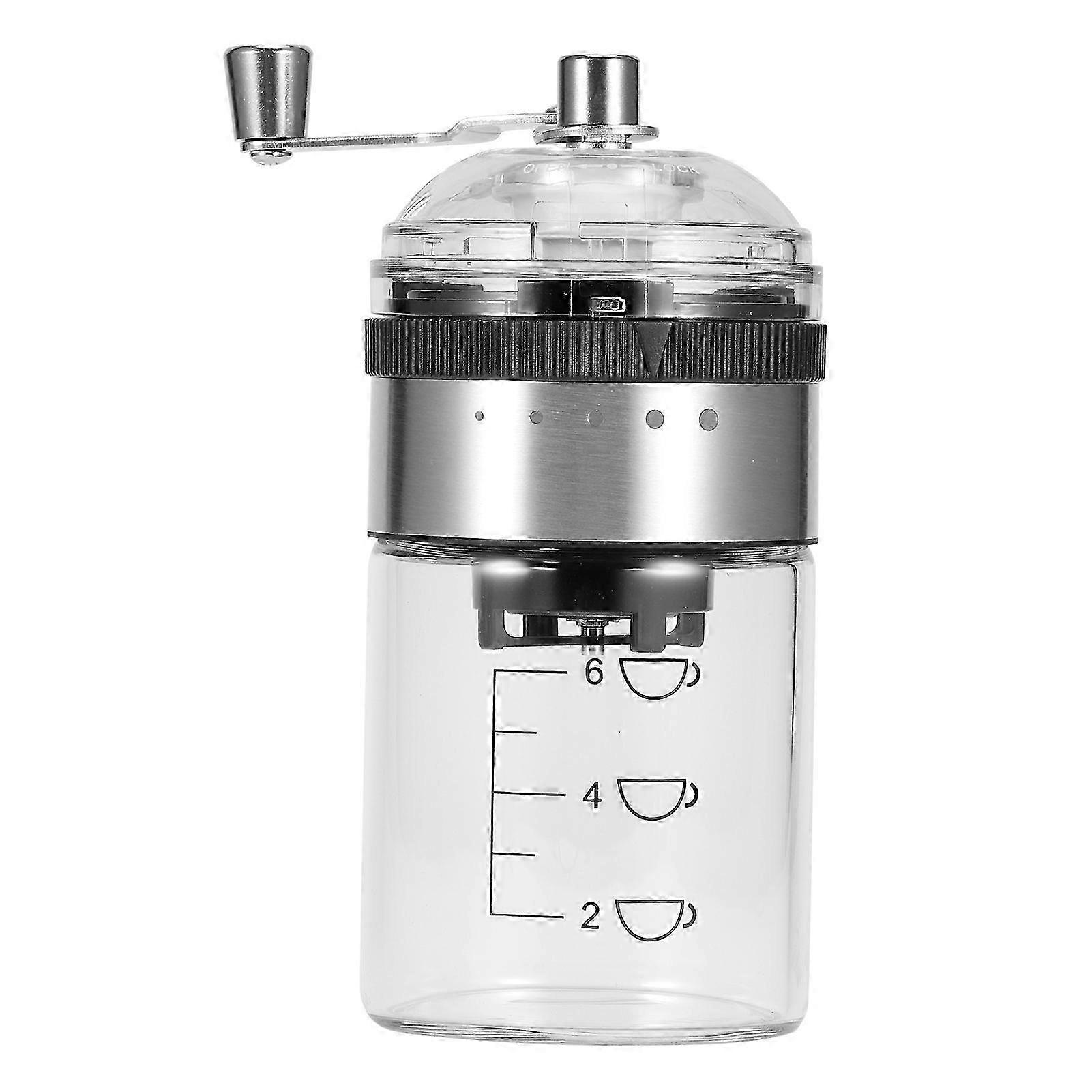 2025 Manual Coffee Bean Grinder, Precision Grind Control with 5 Dial Settings, Non-Dulling Ceramic Burr for Consistent Grind, Portable Coffee Companio