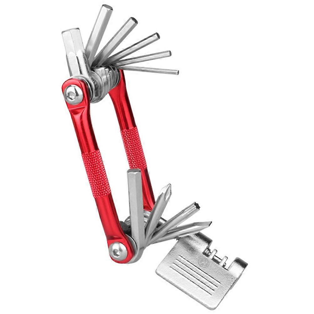 Bike Repair Tool Kit Made from ChromeVanadium Steel for Durable Use with 11in1 Multi Function Tools