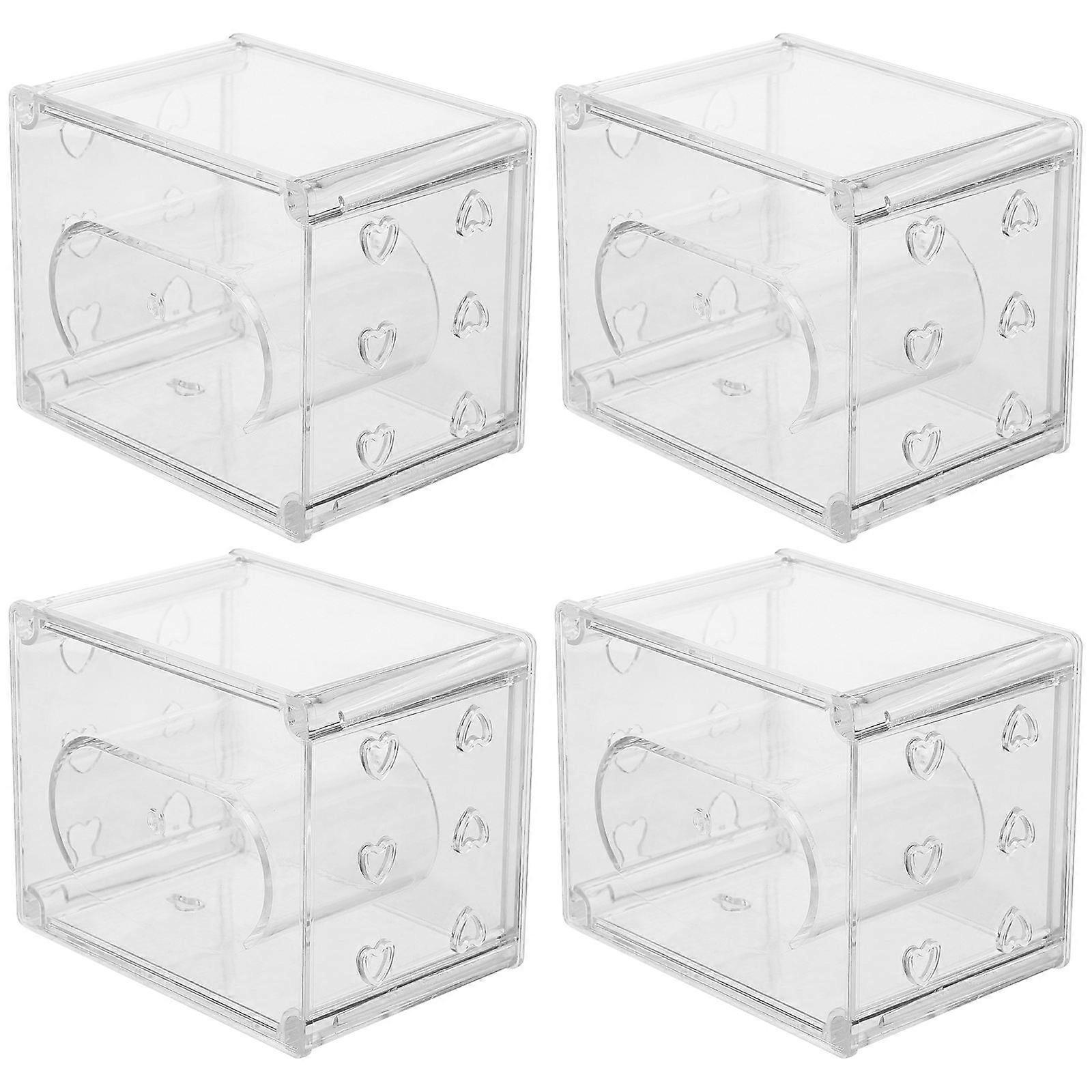 Single Watch Holder Material Jewelry Box For Home Use 4Pcs