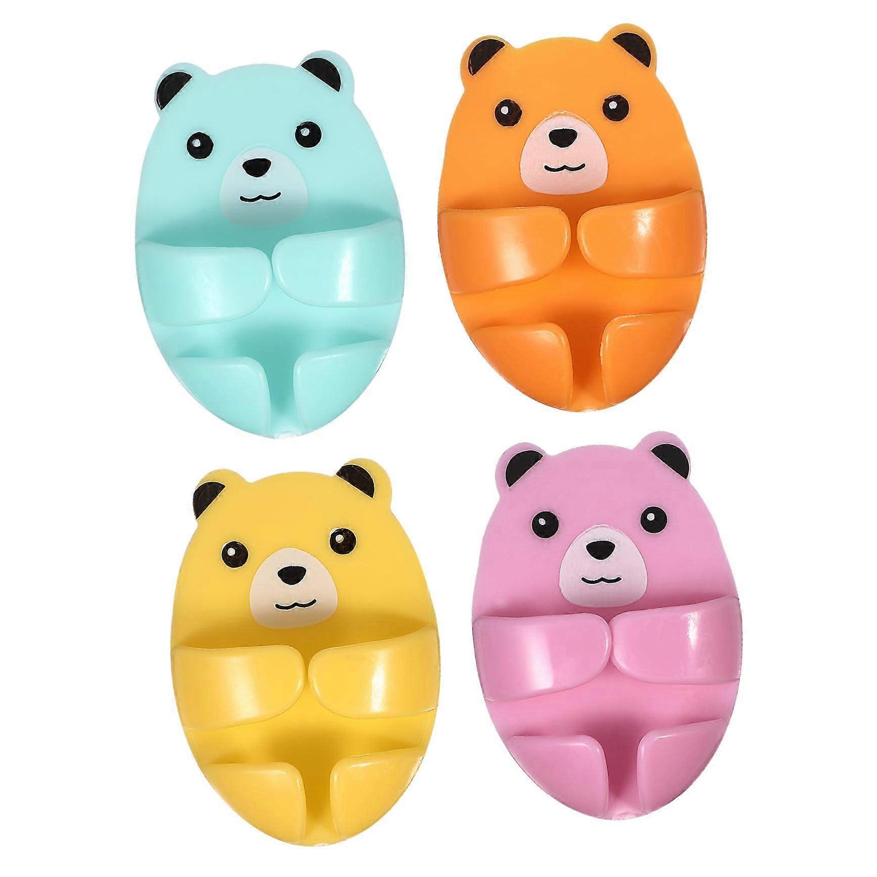 4 pieces wall hooks socket organizer cable holder outlet hooks selfadhesive