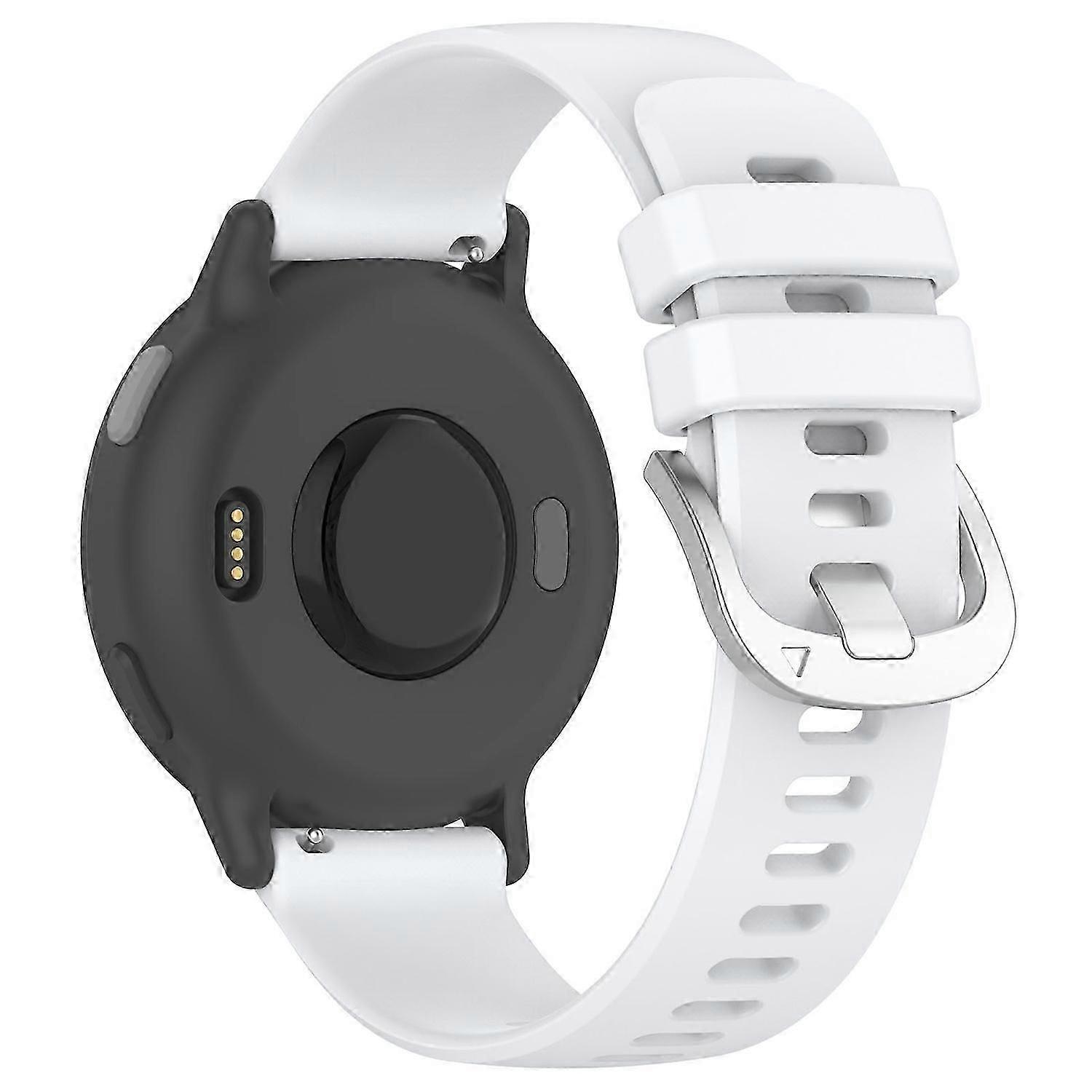 Para Garmin vivoactive 5/GarminActive 5 Correa de Silicona de 20 mm con hebilla de acero