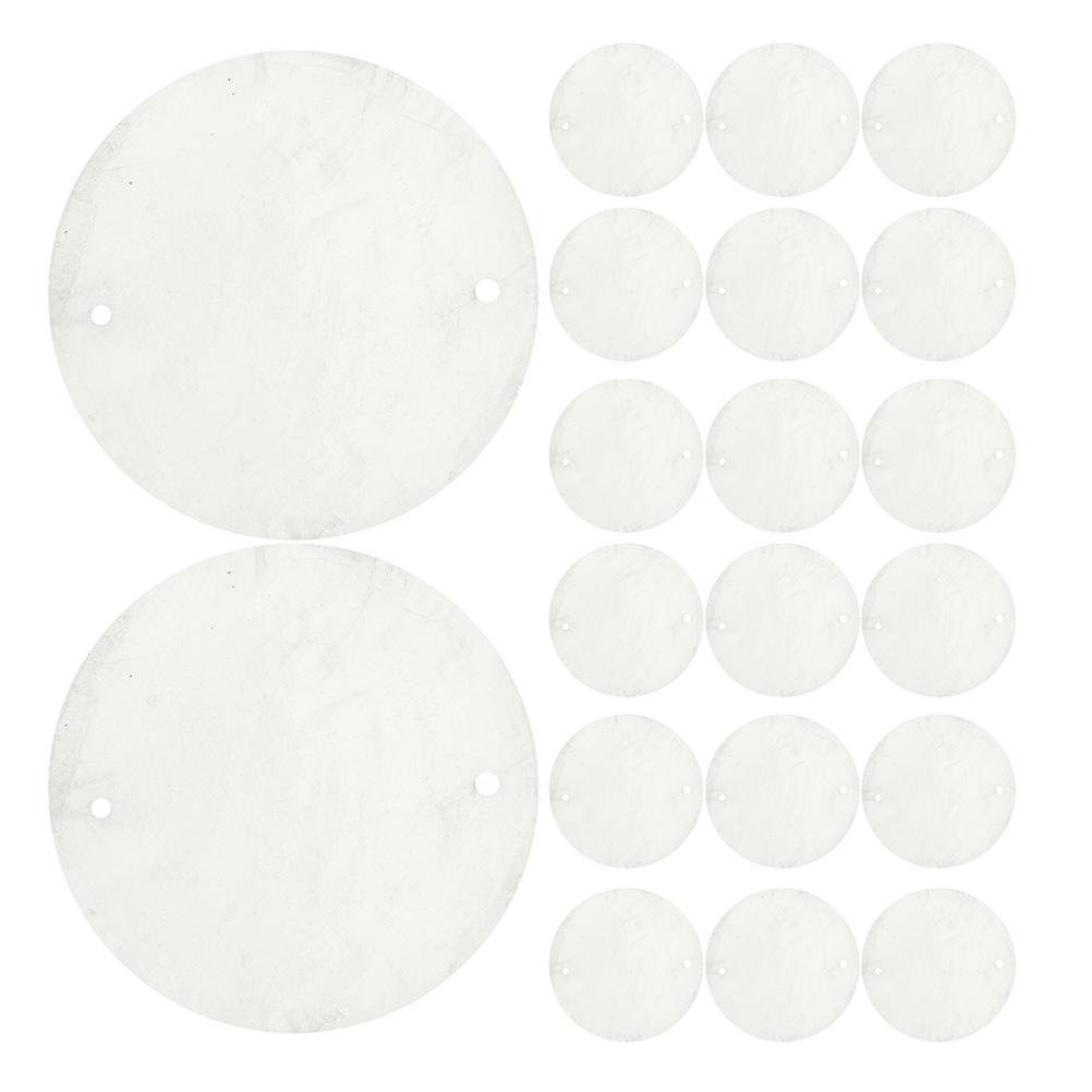 DIY Curtain Beautiful Shells For Wind Chime Decor Round Shape 4.00X4.00X0.10CM 100Pcs Decorative Use