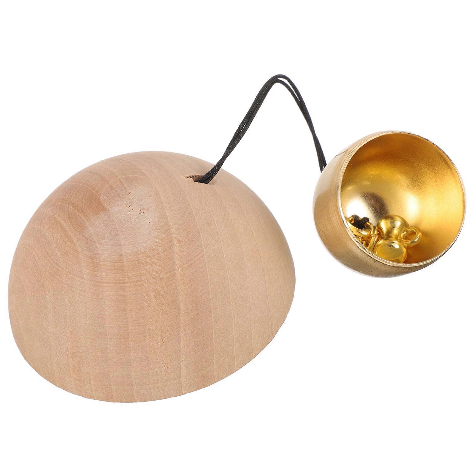 Unique Decorative Wooden Door Bell & Hanging Wind Chime – Natural Creative Design for Doors, Windows, Refrigerators – Stylish Home Decoration