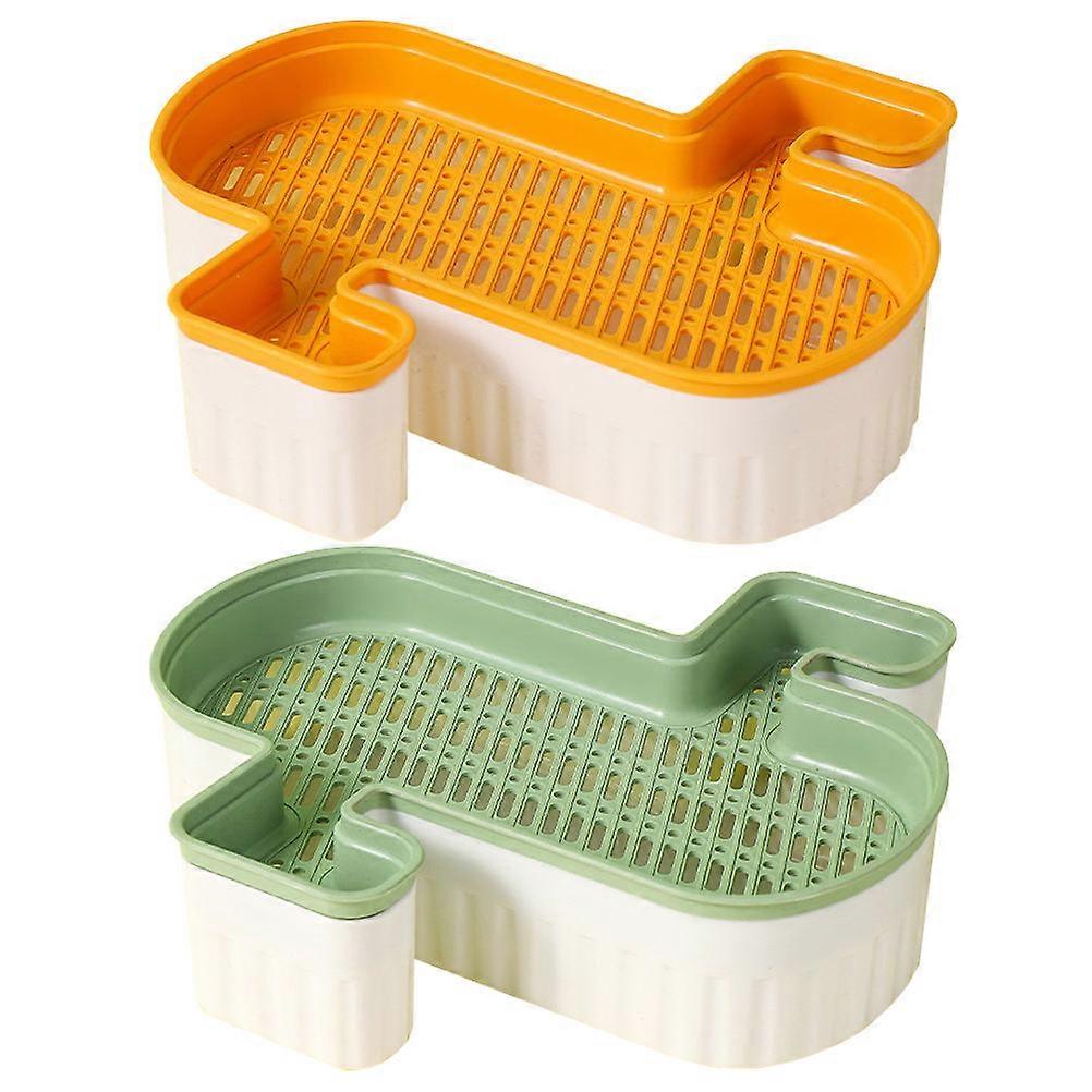 2pcs Hydroponic Cat Grass Planter for Indoor Outdoor Use – Durable Soilless Design for Hairball Relief and Easy Planting