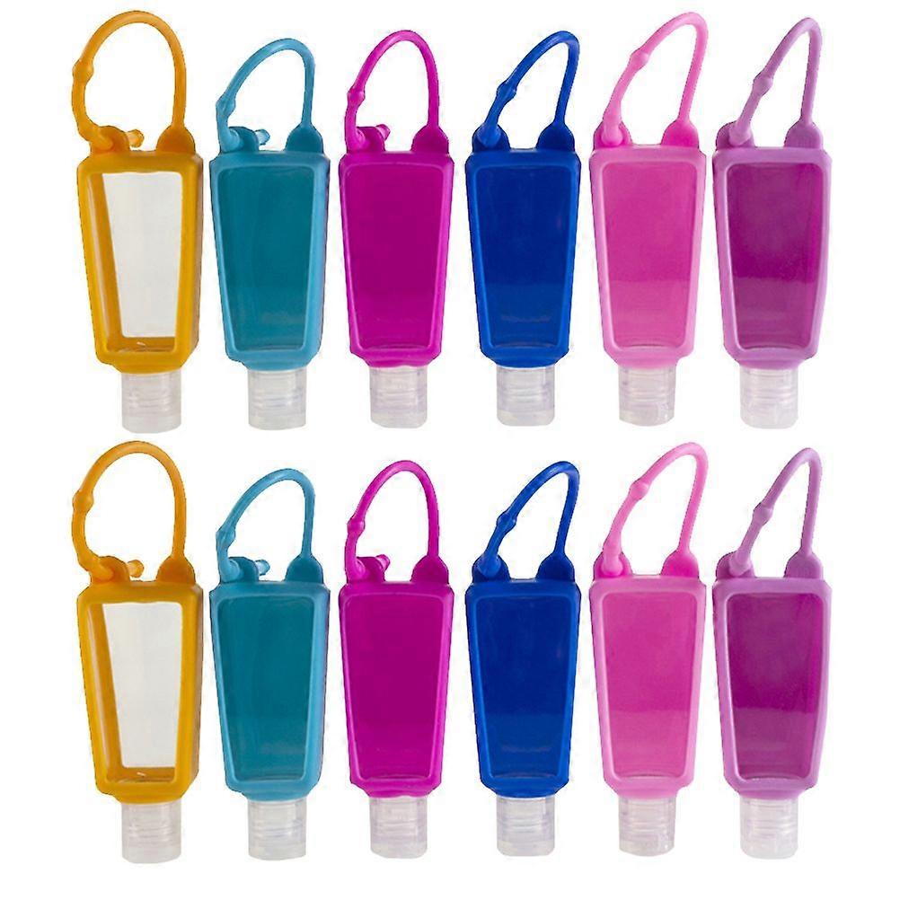 24Pcs Plastic Hand Sanitiser Travel Bottles 30ML Leak Proof Liquid Containers