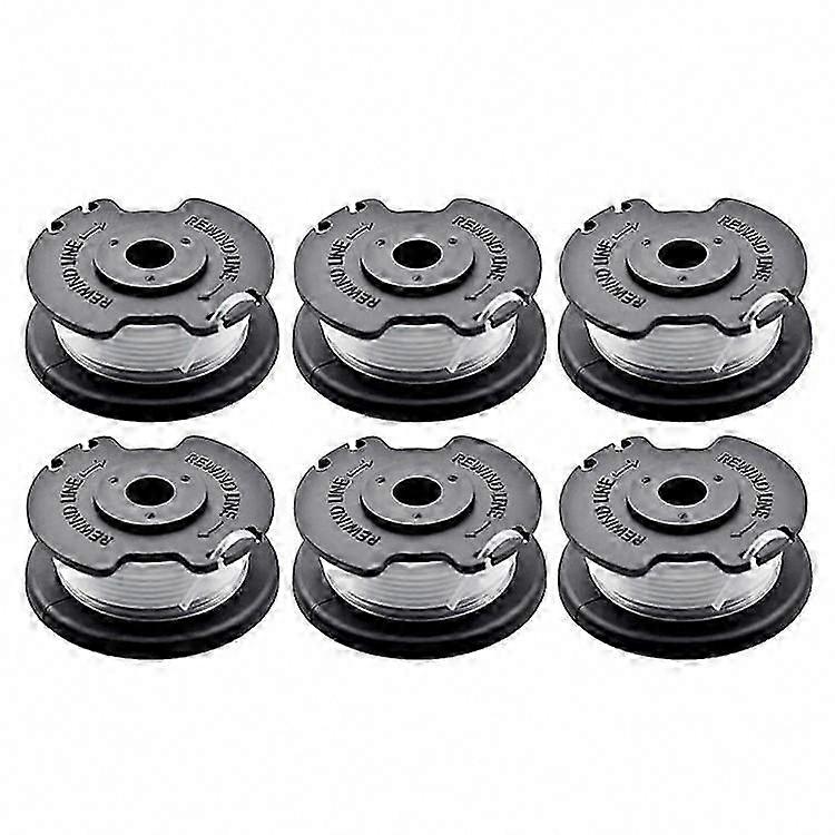 6PCS TLE-03 Spool for Einhell GE-CT 18/28 Li TC Lawn Mower Nylon Trimming Line Reel