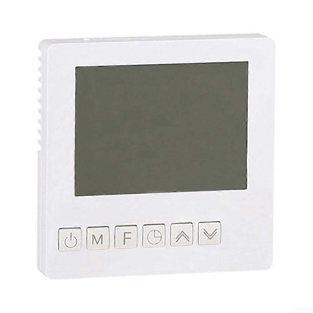 Robust LCD Thermostat for Hot Water Control in Residential and Commercial Spaces, Energy Efficient, Easy to Use, Adjustable Settings