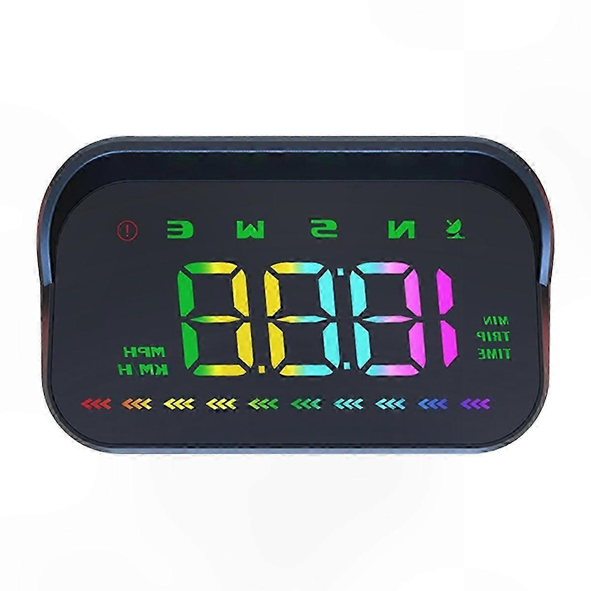 GPS Speedometer HUD with Compass for Car MPH KMH Projection Display