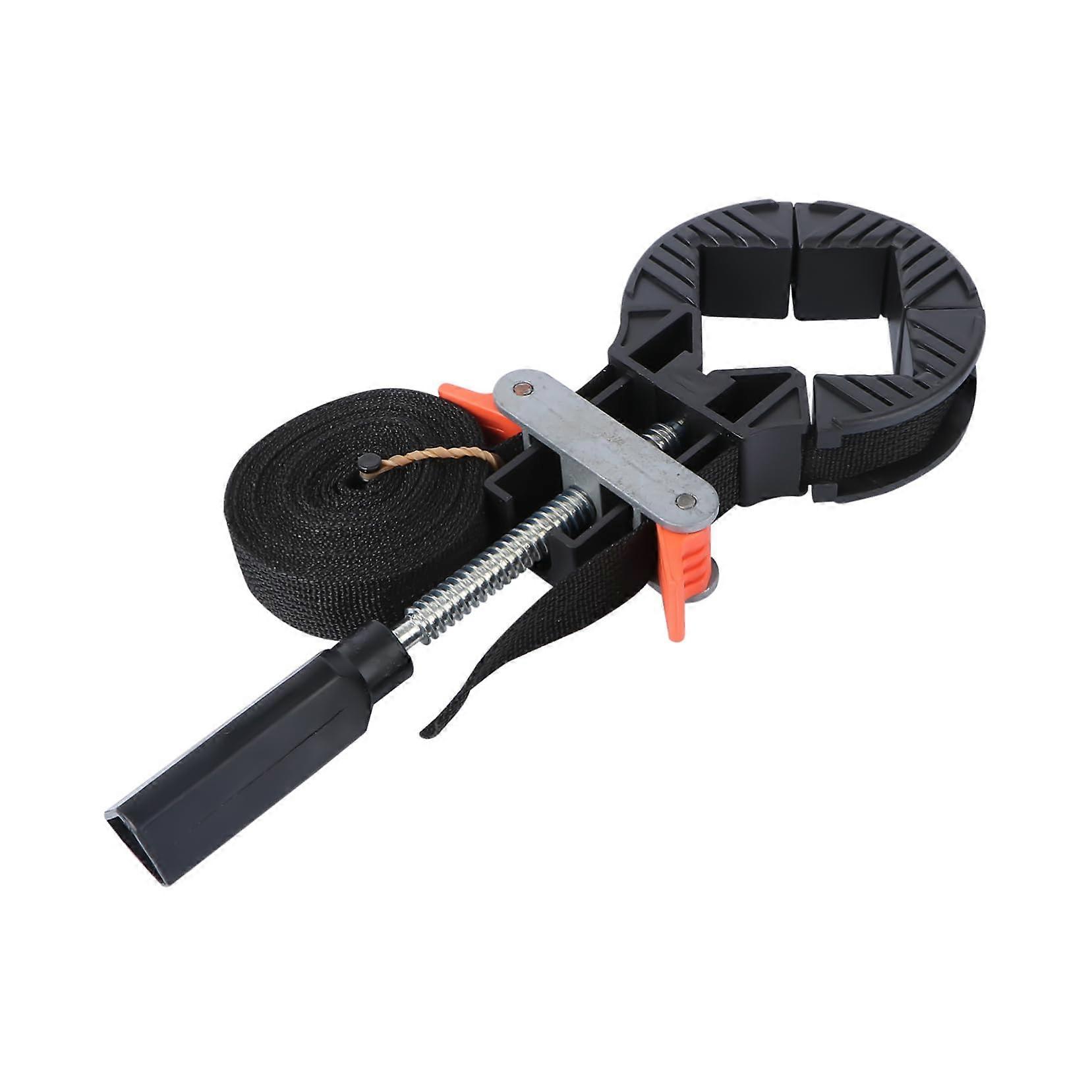 Photo Frame Holder Tool - Adjustable Plastic Right Angle Clamp 30.5X11CM Black Strap for Tension and Angle Support