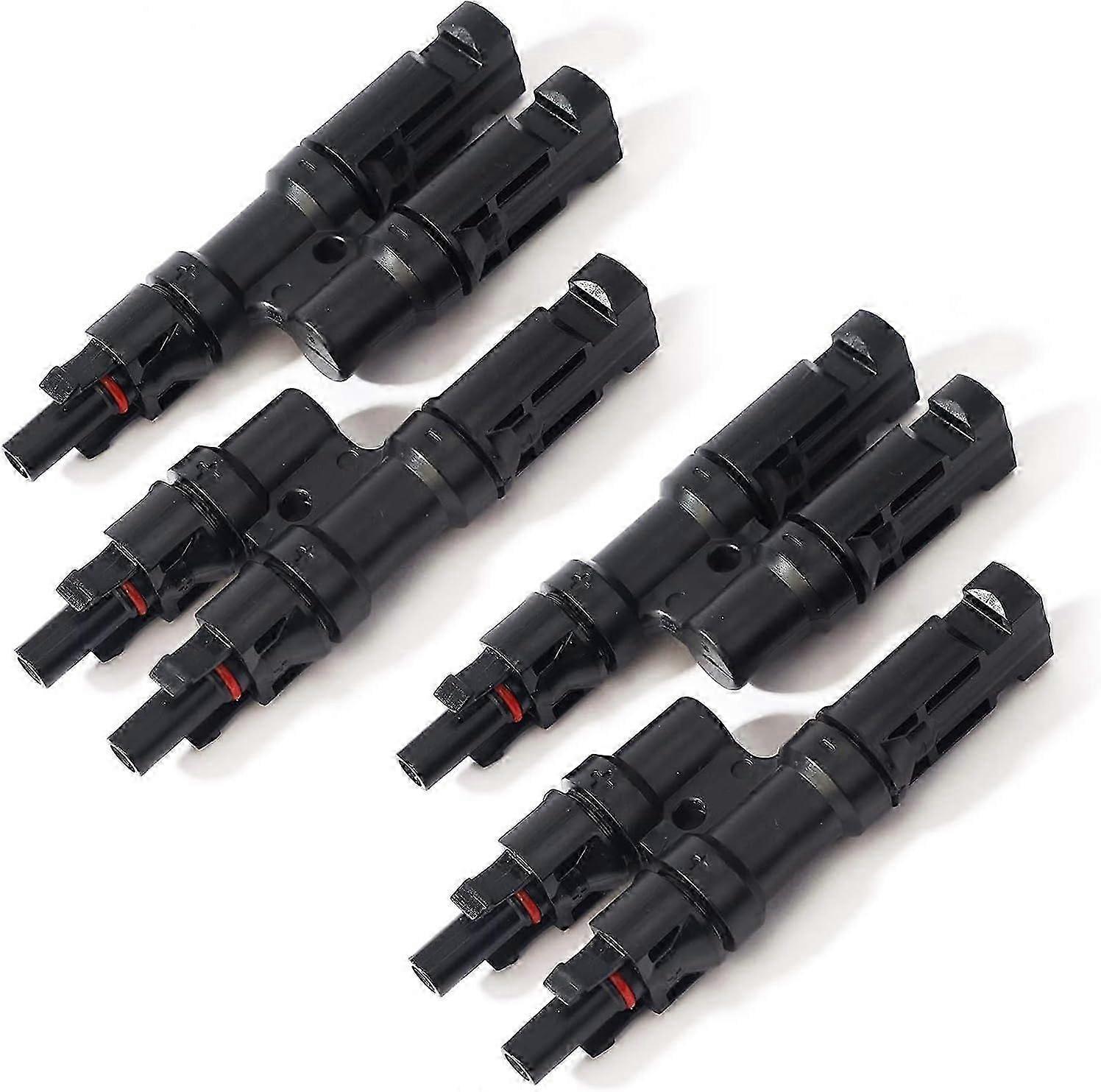 2 Pairs of Solar Connection Connectors Y Connector in Pair MMF + FFM Parallel