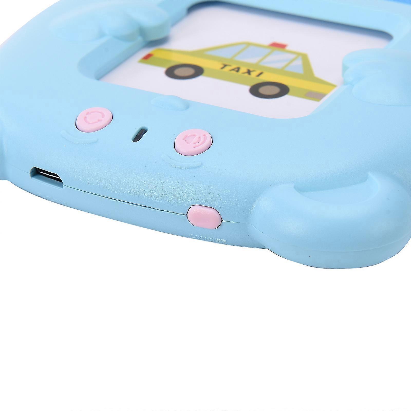 Smart Card Reader with 224 English Contents Baby Word Learning Reading Machine for Early Education Blue