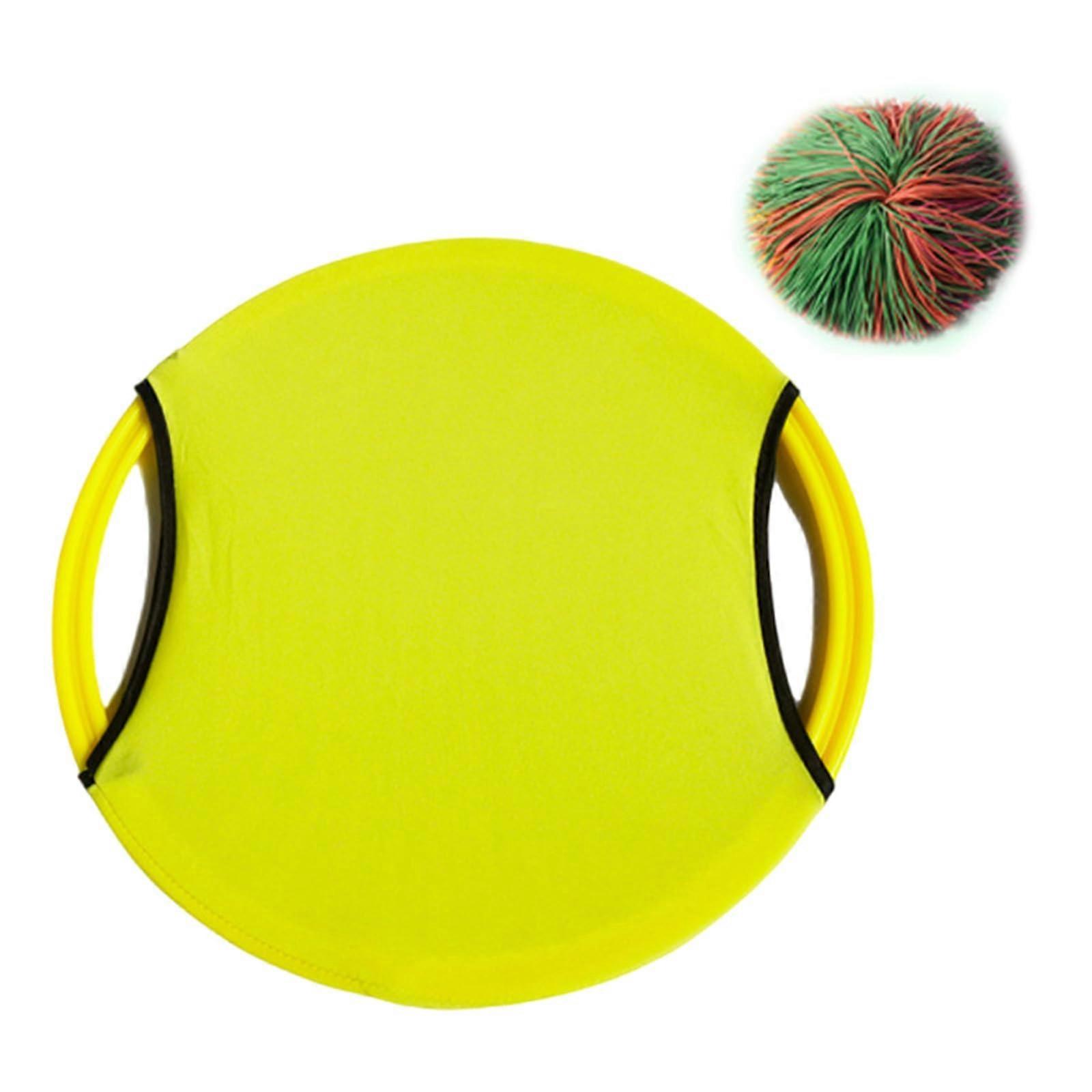 Fun Toss and Catch Paddle Game Disc Toy for Kids Outdoor Set, Plastic Paddle and Disc, Colorful Sensory Development