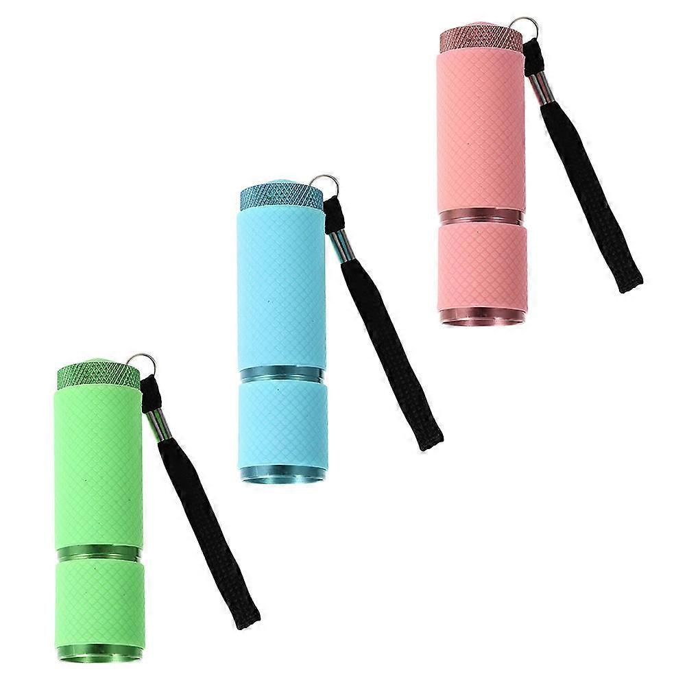 Compact Mini Manicure Lamp 3pcs LED Technology Nail Drying Tool For Women And Professionals Simple Design