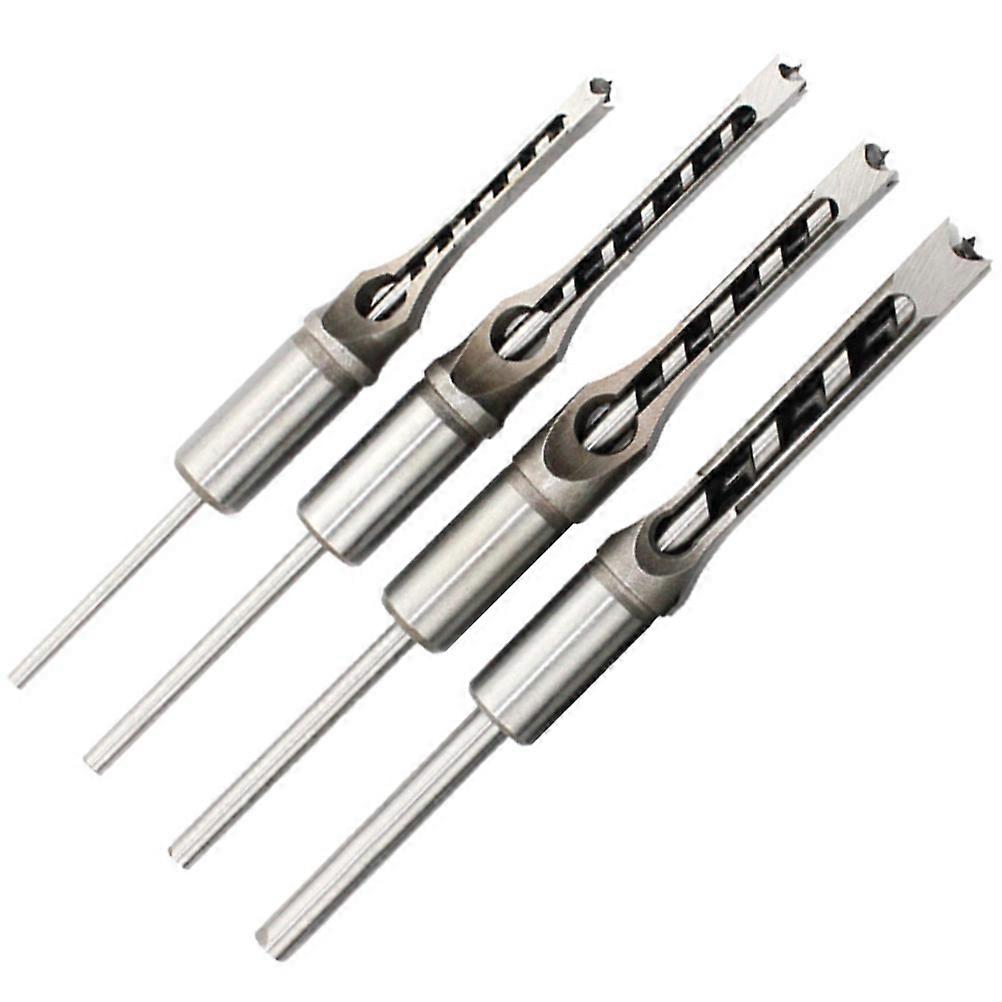 Drill Bits For Woodworking 4Pcs Long-Term Use Square Hole Openings Suitable For Handymen