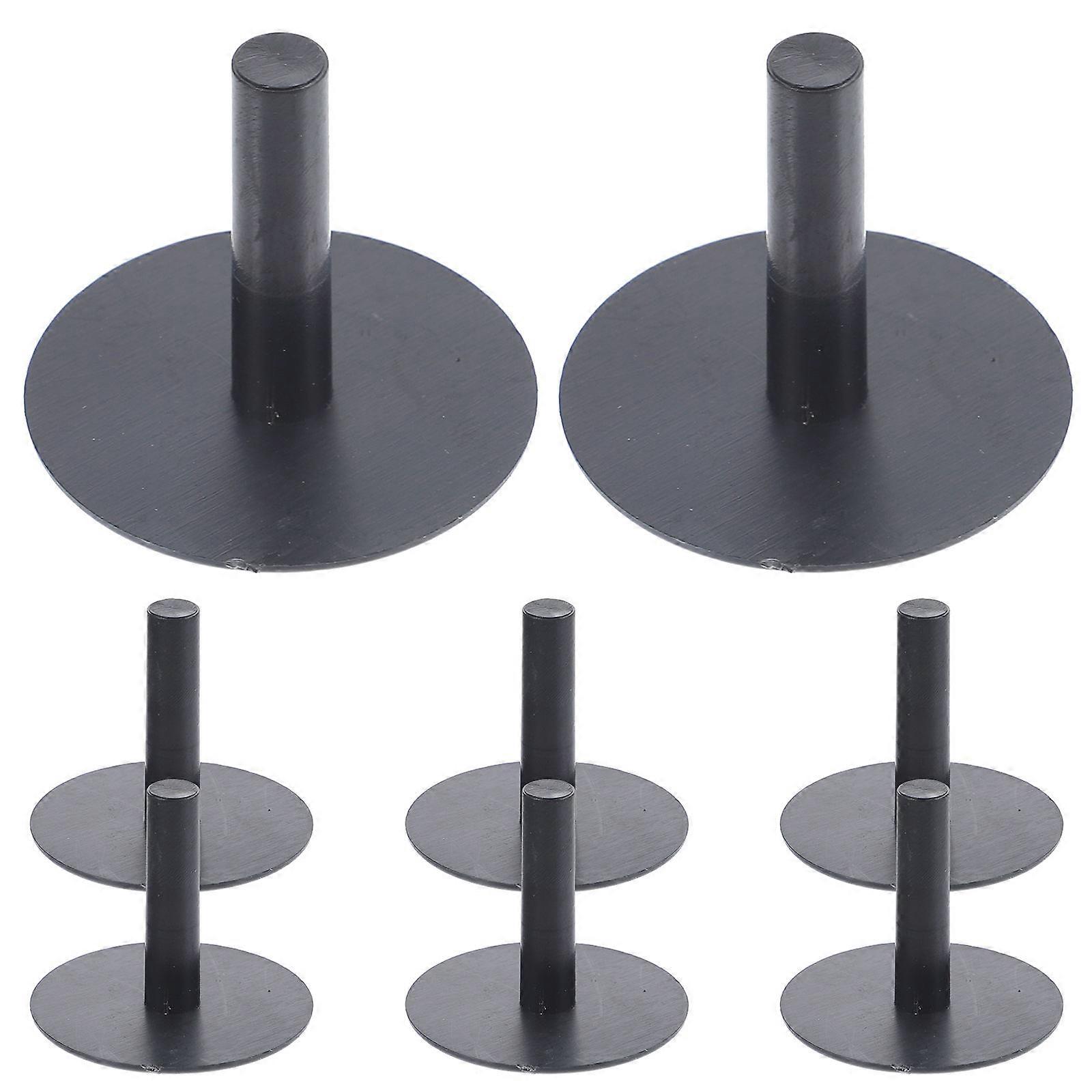 8pcs Car Duck Mount Plastic Display Rack for Duck Decor Toy Black Color