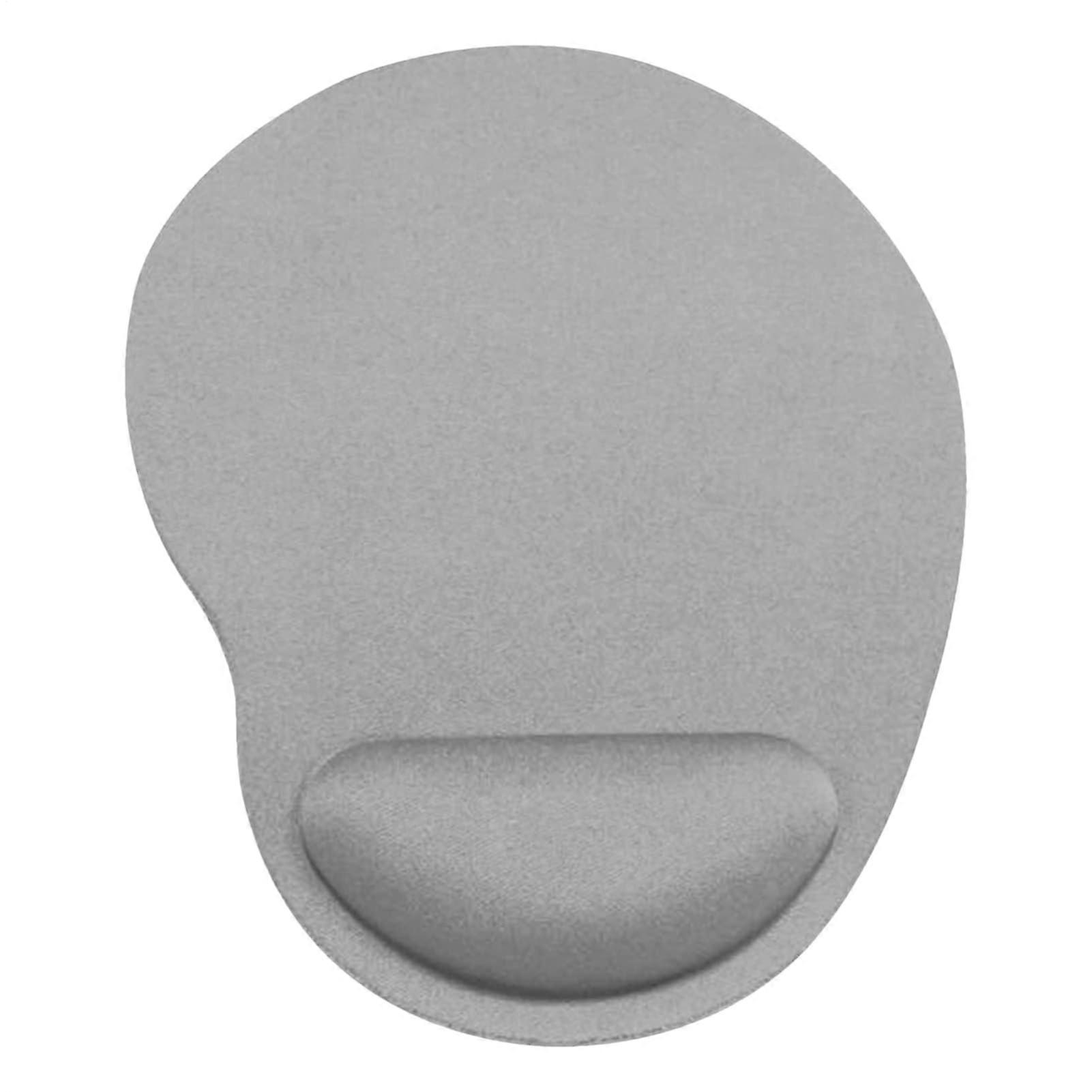 Ergonomic Mouse Mat with Wrist Rest - Non-Slip Comfort Mouse Pad for Computer, Laptop, and Office Use - Gray
