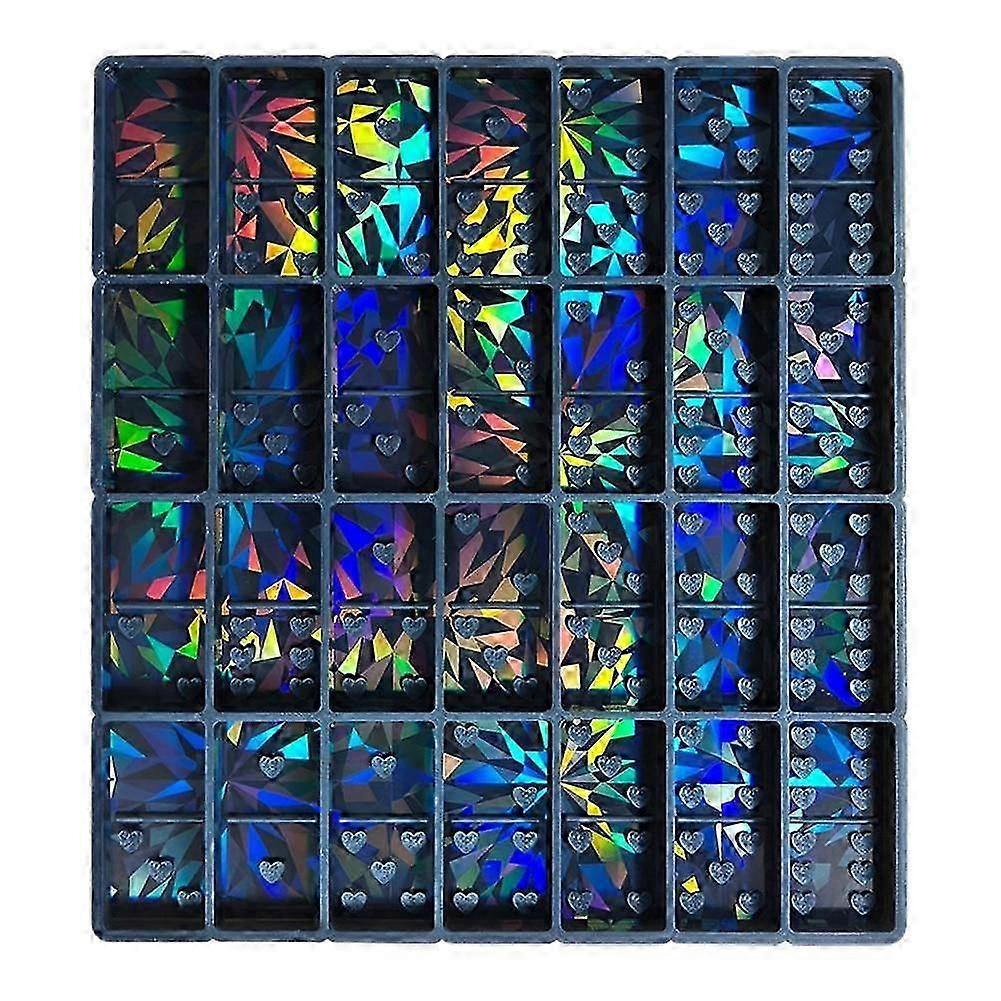 Holografiske chokoladeforme Harpiks Silikone Dybe tykke forme til Re