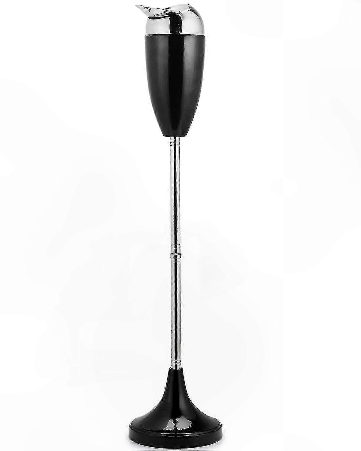 Adjustable Height Outdoor Ashtray with Self-Cleaning Feature for Living Room and Corridor Use