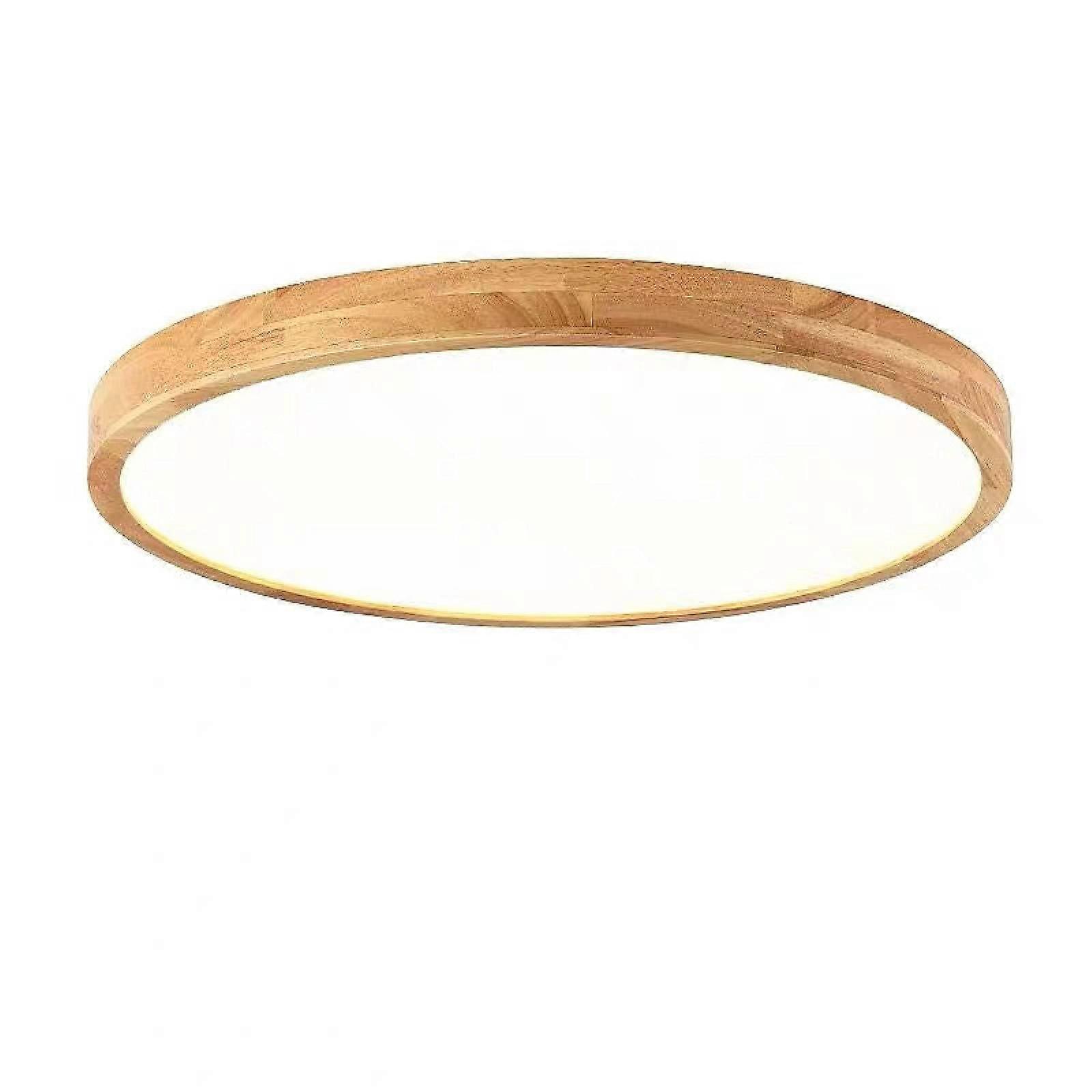 Nordic Ultra-Thin 18W LED Ceiling Light - Round Flush Mount Panel, 30cm, 3 Color Options for Living Room and Bedroom