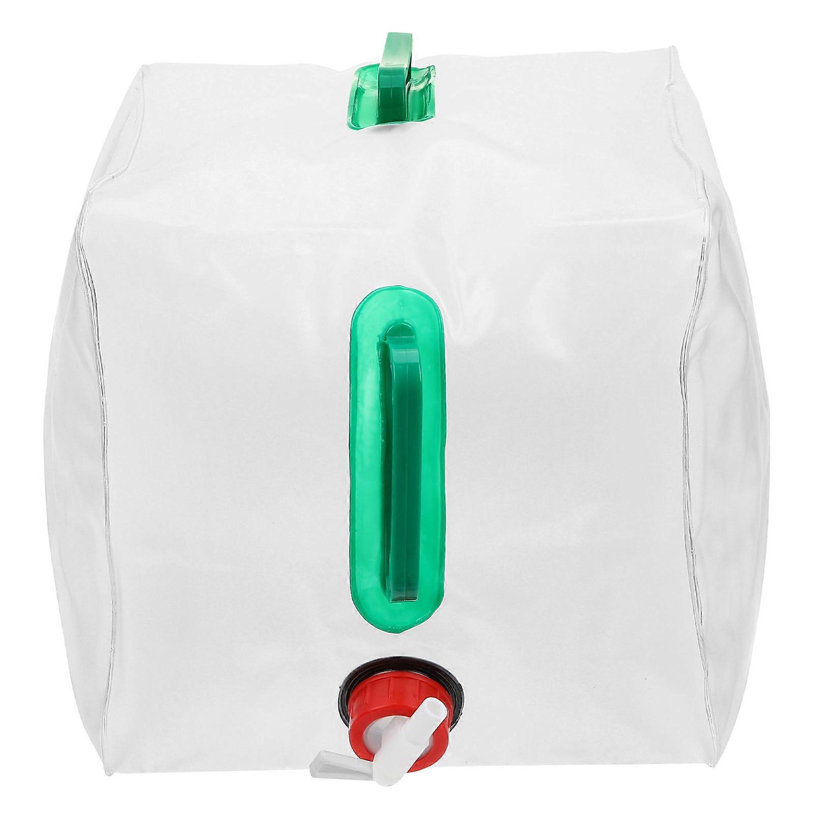 Camping Water Storage Bag Square Pvc Folding for Bbq 1Set