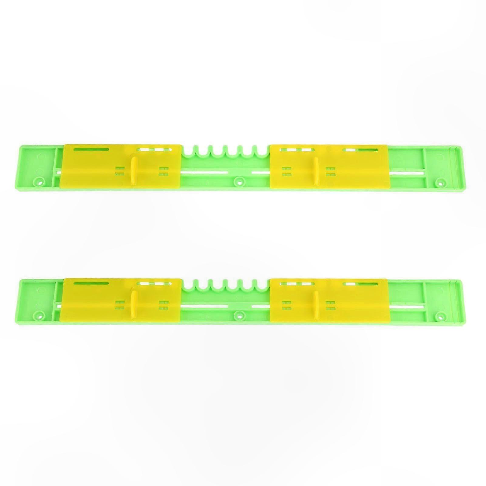 2 Pack Beehive Entrance Reducers with Sliding Guards and Ventilation Frames for Beekeeping, 37.5cm / 14.8in Size