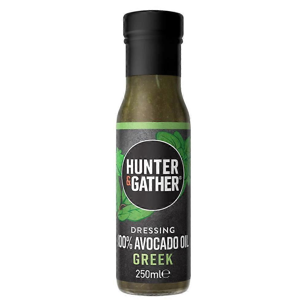 Hunter and Gather 100% Avocado Oil Greek Dressing 250ml - 3 Pack