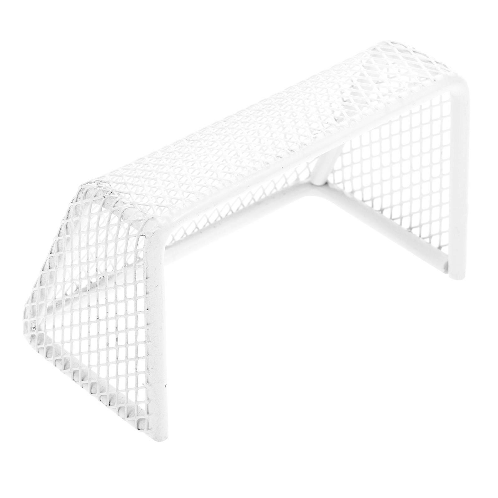 Mini Soccer Goal for Dollhouses and Fish Tanks – Indoor Mini Net Football Goal to Enhance Motor Skills with Elegant Miniature Sports Equipment for