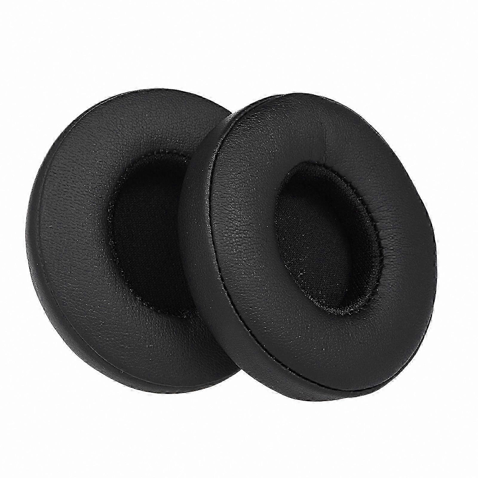 Replacement Ear Pads for On-Ear Wireless Headphones, Soft Cushion Set of 2, Compatible with Solo 2 and Solo 3 Models, Black