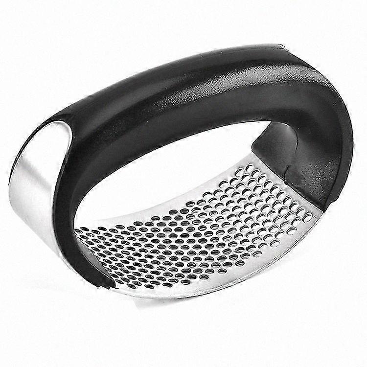 Stainless Steel Garlic Crusher Tool for Kitchen Use