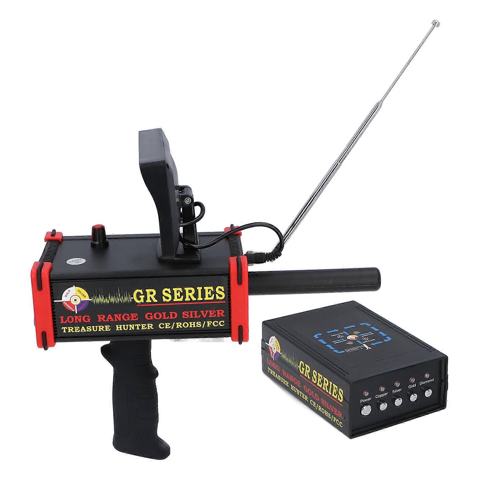 Détecteur de métaux souterrain 1000m portée 35m profondeur lumière LED