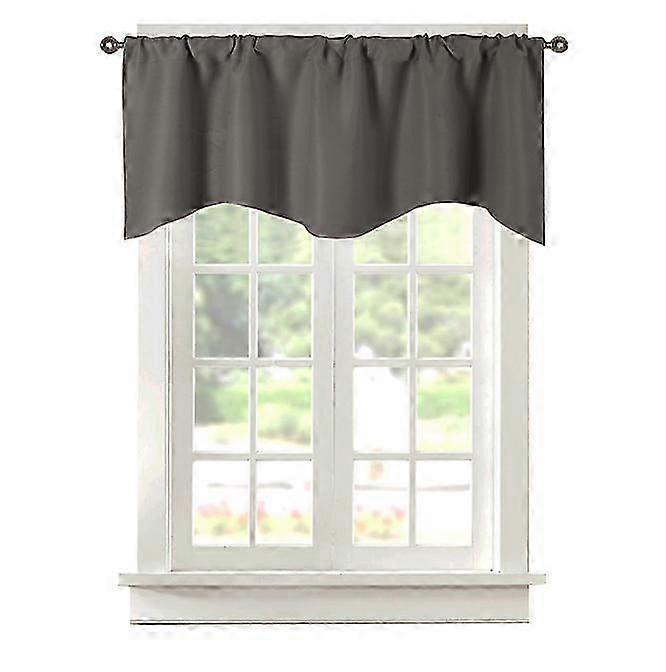 Home Blackout Rod Pocket Tier Curtains for Small Window