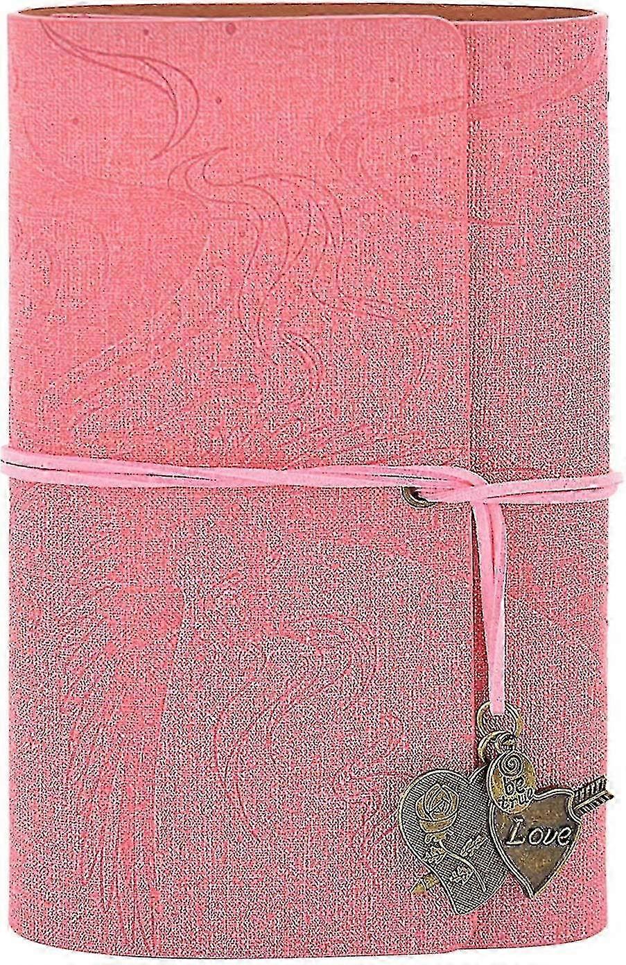 Leather Writing Journal Notebook, Classic Spiral Bound Notepad Refillable Diary Gift 2025