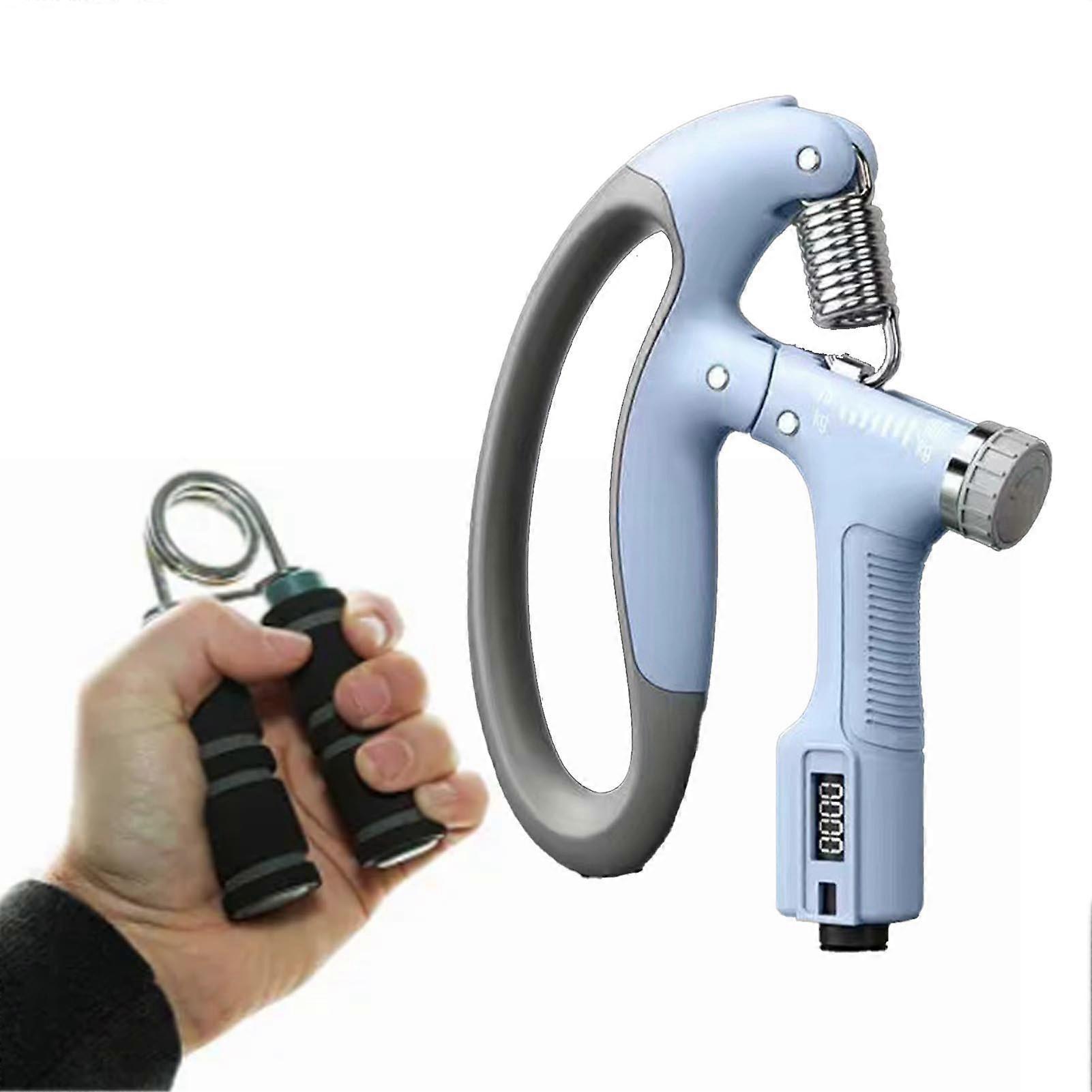 Adjustable Blue Hand Grip Strength Trainer Ergonomic ABS Grip