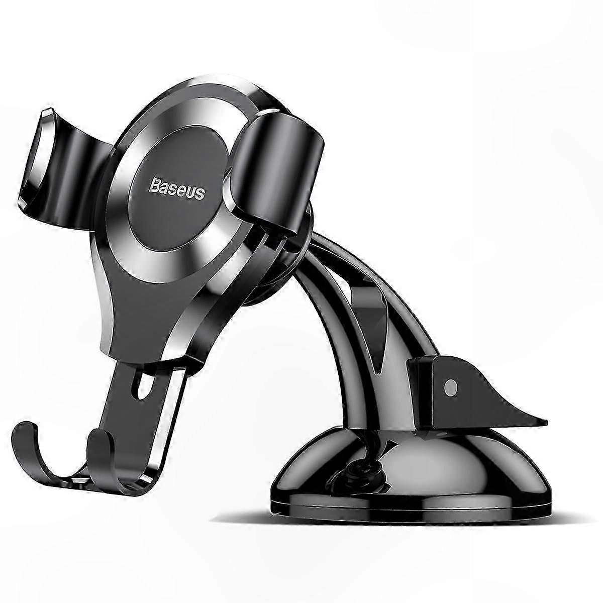 Universal Gravity Car Phone Mount Stand Dashboard Holder with Clamp for iP Devices