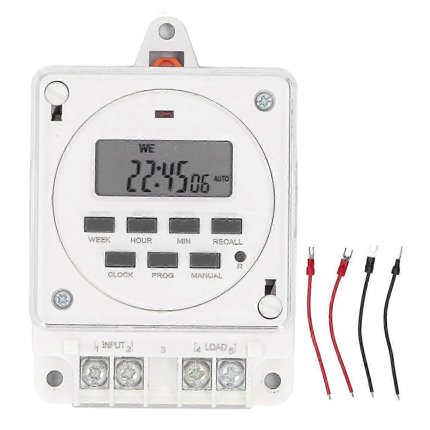 Timer Switch 8 On and Off Settings Digital Weekly Programmable Timer Switch for Home