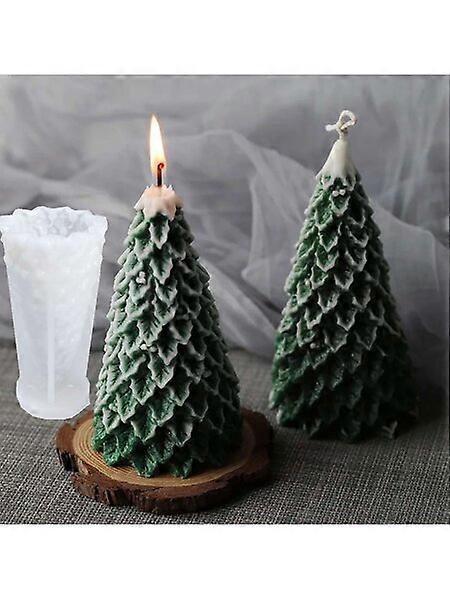 Julform, 1 stycke, silikonmaterial, 3D snöträdsform