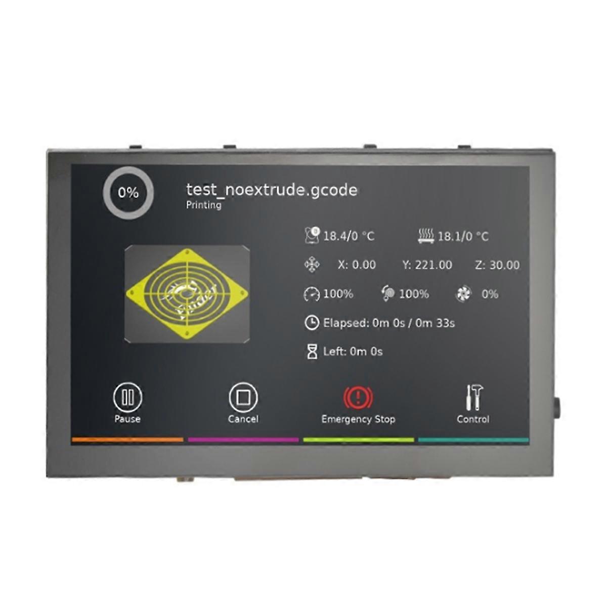 Klipper Screen 3D Printer Accessory for Fly3D 5-Inch -Compatible Touch Screen for 