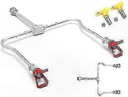 Paint Sprayer with Dual Nozzle and Extension Rod for Versatile Projects