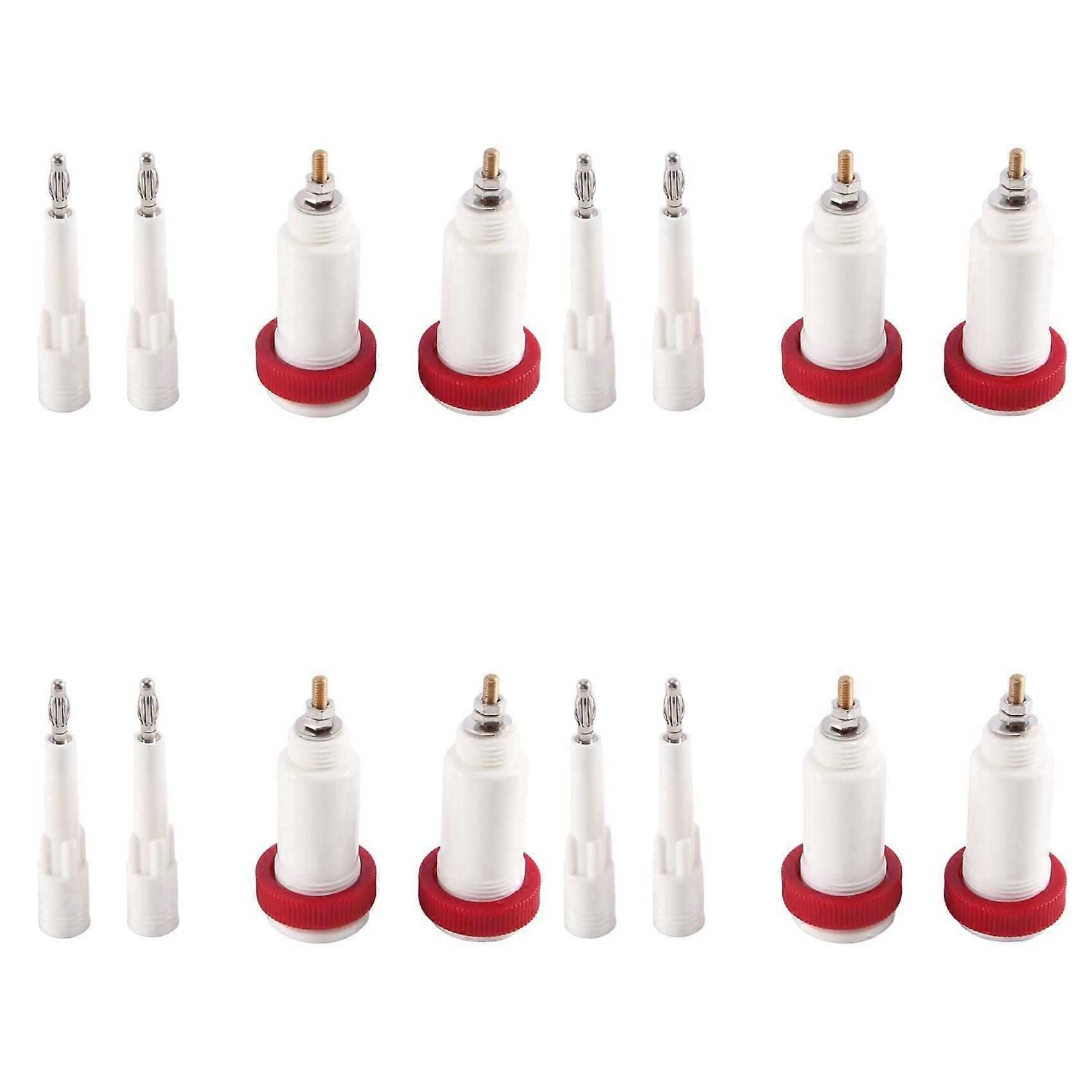 Banana Jack 8 Pairs 4 Mm 10 kV To 30 kV Power Supply Test Instrument Voltage Connector Plug And Socket