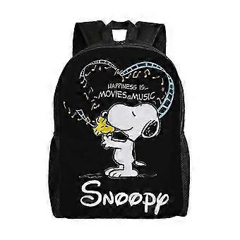 2025 Snoopy Backpack Teenager School Bag Canvas Notebook Backpack Bag Unisex-hjka1904
